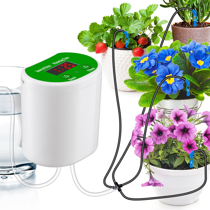 Smart Garden Accessories - Inteligentny, czasowy automatyczny nawadniacz kwiatów, leniwe