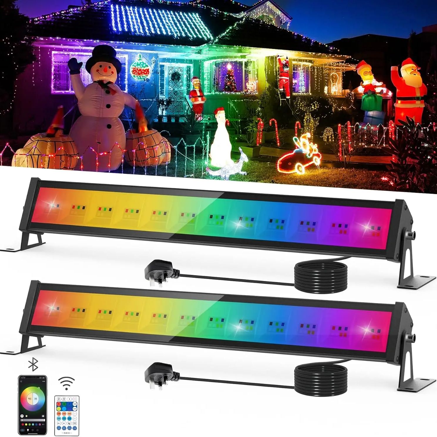 Smart Garden Uk - Reflektor LED 50W RGB z pilotem