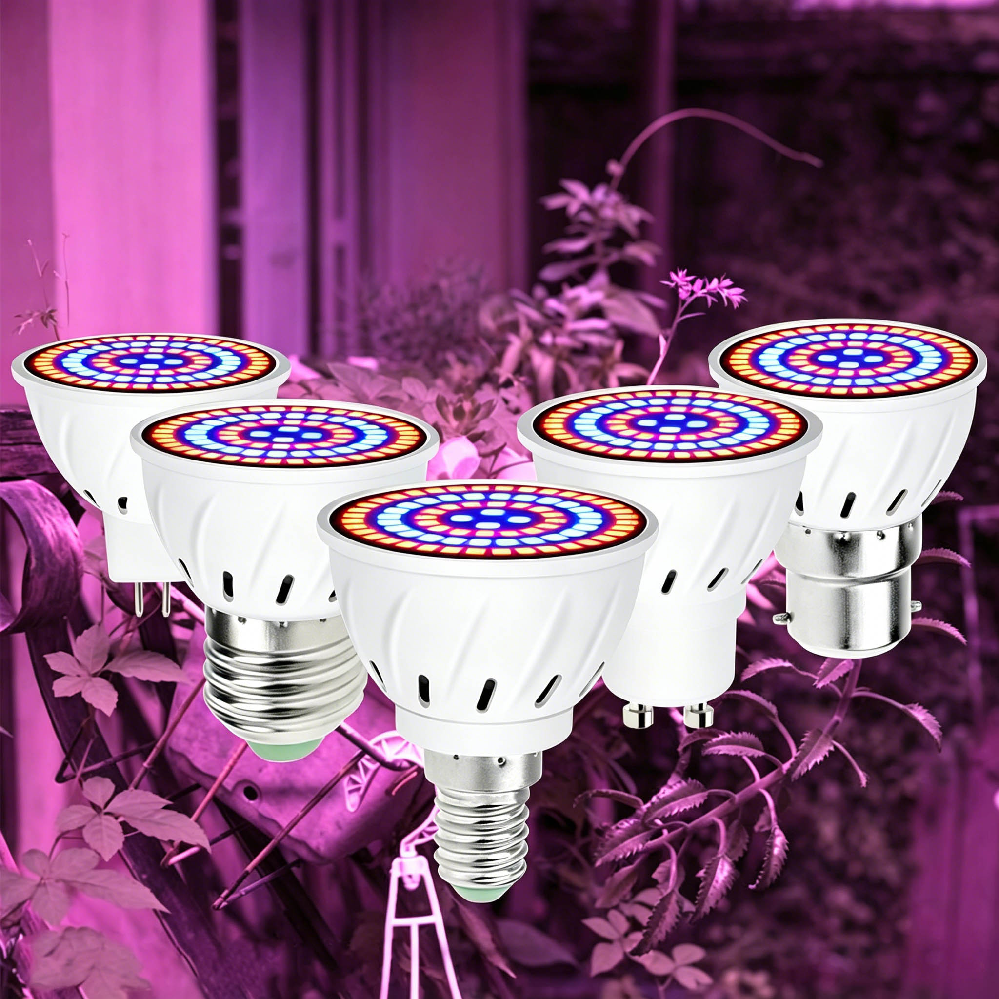 Plant Grow Light Full Spectrum - Żarówka LED do uprawy roślin E27