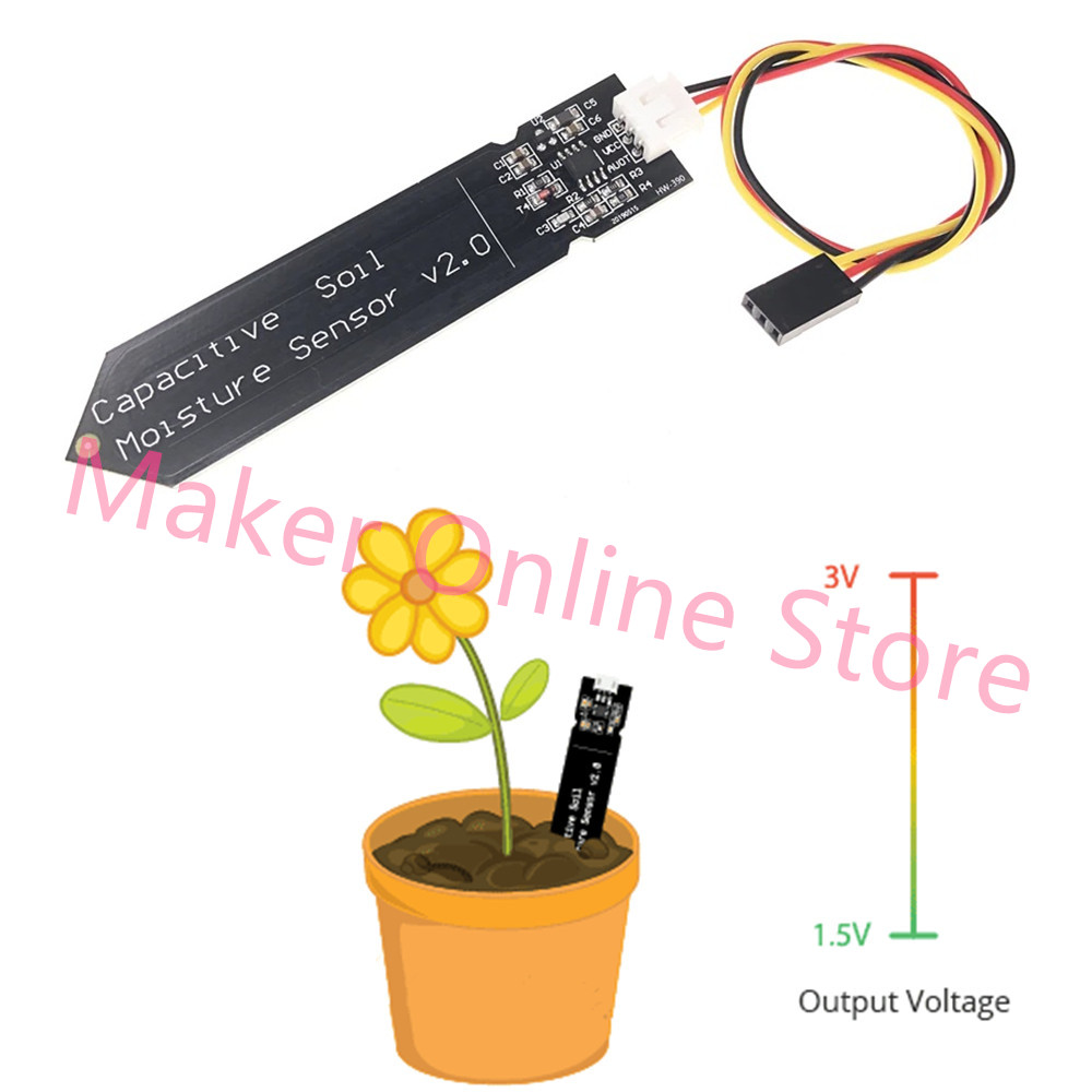Odporny na korozję pojemnościo – Smart Garden With Arduino recenzja i cena
