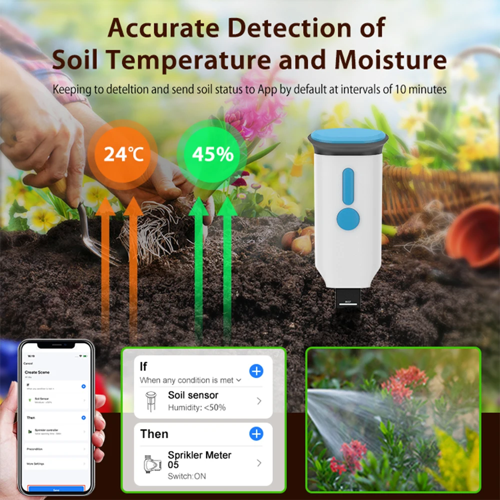 Haozee Tuya Inteligentny Czujn – Smart Garden Monitor recenzja i cena