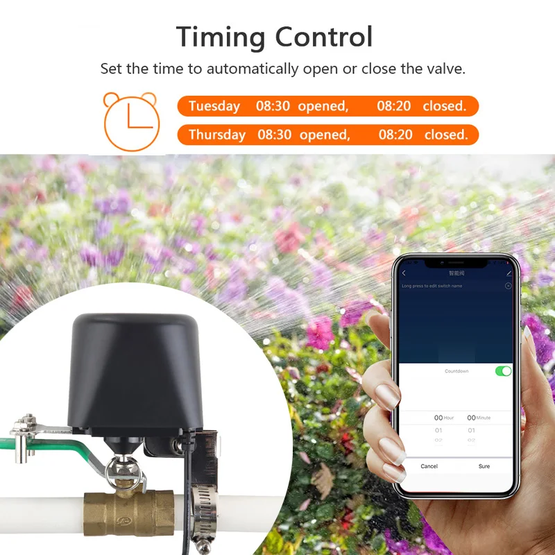 Inteligentny zawór wodny WiFi  – Smart Garden Valve recenzja i cena