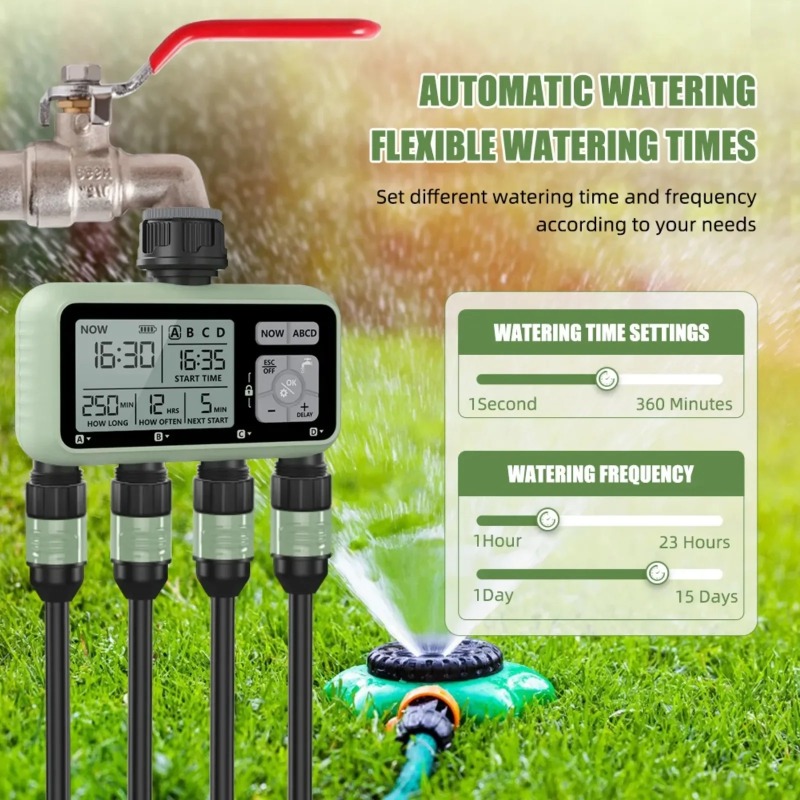 Cyfrowy programator nawadniani – Smart Garden Sprinkler recenzja i cena